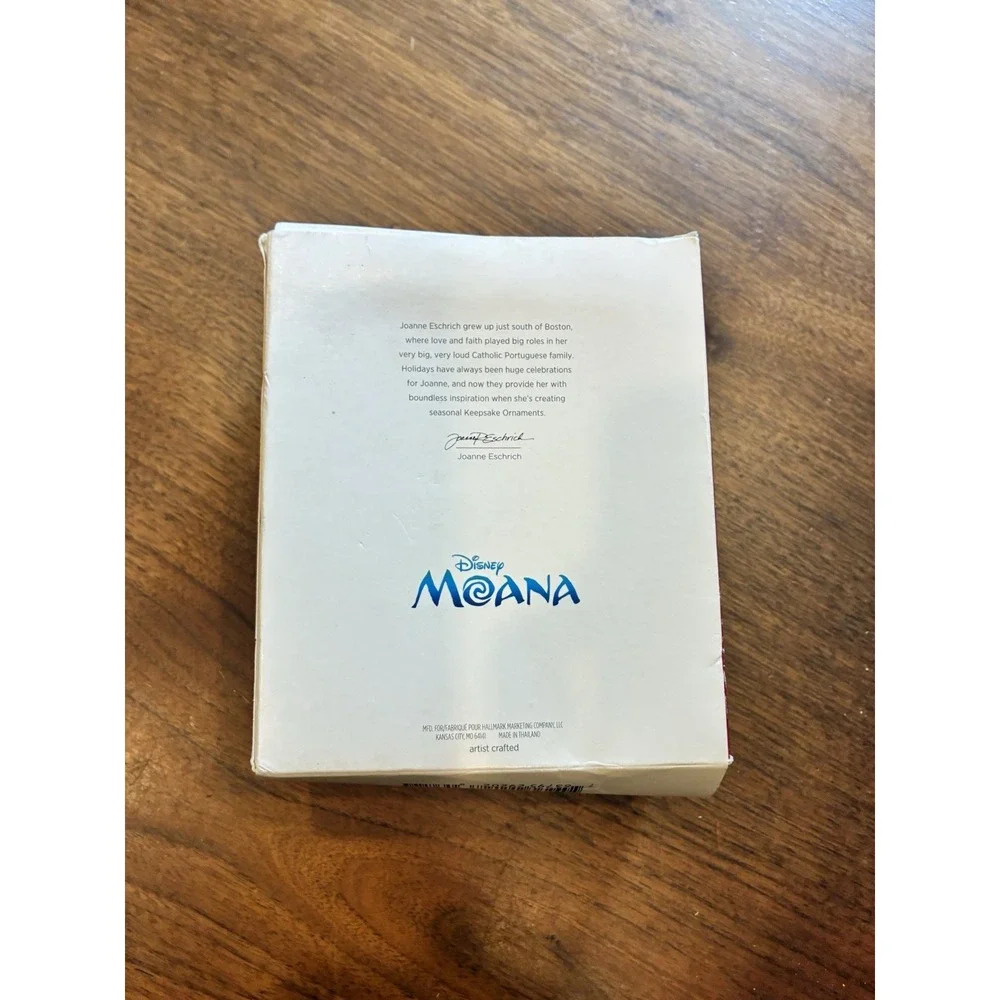 Hallmark Keepsake Disney Moana Maui Fishhook Manaiakalani Ornament Christmas Box